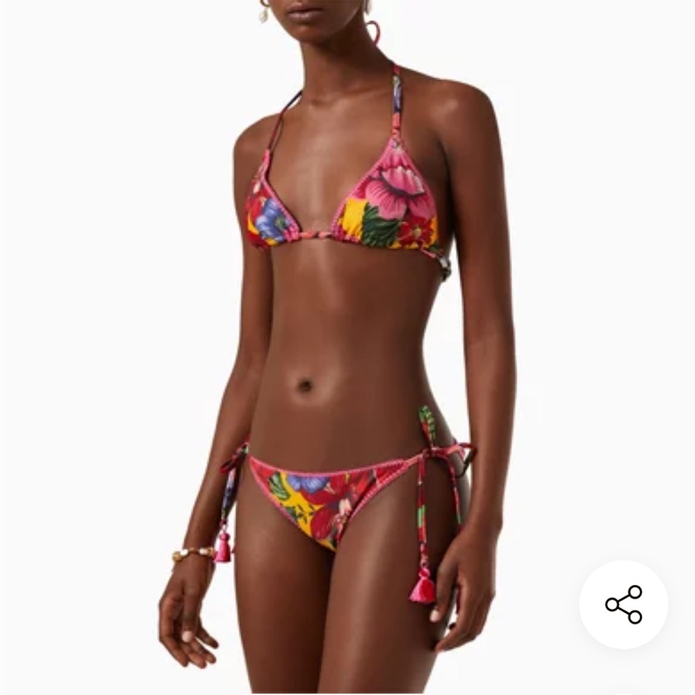 Farm Rio Winter Chita Bikini Set Size XS (Rare find) - Picture 4 of 17